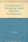 Entrepreneurs Managing Small Business Development