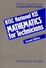 Btec National N11 Mathematics for Technicians