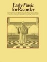 Early Music for Recorder