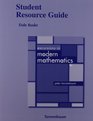 Student Resource Guide for Excursions in Modern Mathematics