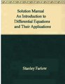 Solution Manual Introduction to Differential Equations and Their Applications