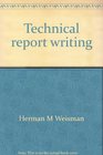 Technical report writing