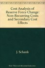 Cost analysis of reserve force change Nonrecurring costs and secondary cost effects