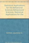 Statistical Applications for the Behavioral Sciences with Study Guide and Mystat IBM 35 Set