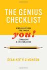 The Genius Checklist Nine Paradoxical Tips on How You Can Become a Creative Genius