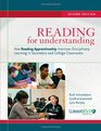 Reading for Understanding How Reading Apprenticeship Improves Disciplinary Learning in Secondary and College Classrooms