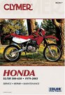 Honda Xl/Xr 500650 19792003  Service Repair Maintenance