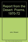 Report from the Desert Poems 197072