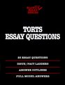 Torts Essay Questions