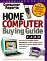 Consumer Reports Home Computer Buying Guide 2000