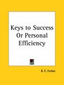 Keys to Success or Personal Efficiency