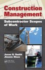 Construction Management Subcontractor Scopes of Work