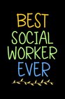 Best Social Worker Ever Blank Lined Notebook Journal