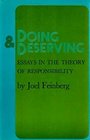 Doing and Deserving Essays in the Theory of Responsibility