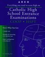 Catholic High School Entrance Examinations CoopHspt
