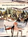 John Marin Watercolors   19291939