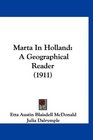 Marta In Holland A Geographical Reader