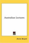 Australian Lectures