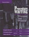 Procedure Writing Principles and Practices
