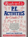 ReadyToUse PE Activities for Grades 79