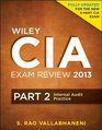 Wiley CIA Exam Review 2013 Internal Audit Practice