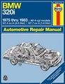 Haynes Repair Manuals BMW 320i Owners Workshop Manual 19751983 197583