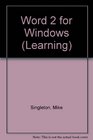 Learning Word for Windows Ver 2 IBM PC