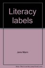 Literacy labels For things at home