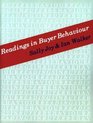 Readings in Buyer Behavior