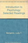 Introduction to Psychology Selected Readings