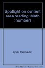 Spotlight on content area reading Math  numbers