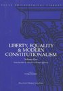 Liberty Equality  Modern Constitutionalism Volume One from Socrates  Pericles to Thomas Jefferson