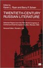 TwentiethCentury Russian Literature Selected Papers from the Fifth World Congress