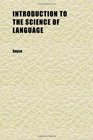 Introduction to the Science of Language