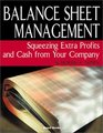 Balance Sheet Management Squeezing Extra Profits and Cash from Your Company