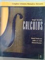 Complete Solutions Manual for Single Variable Calculus Sixth Edition