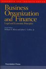 Business Organization and Finance Legal and Economic Principles