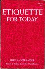 Etiquette for Today