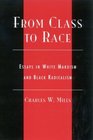 From Class to Race Essays in White Marxism and Black Radicalism