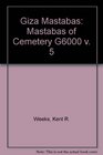 Mastabas of Cemetery G 6000