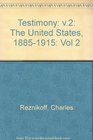 Testimony Vol II The United States  Recitative