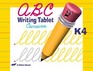 A Beka K4 ABC Writing Tablet