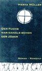 Der Fuchs war damals schon der Jager Roman