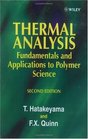 Thermal Analysis  Fundamentals and Applications to Polymer Science