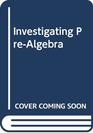 Investigating PreAlgebra