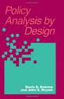 Policy Analysis Design