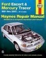 Haynes Repair Manual Ford Escort and Mercury Tracer Automotive Repair Manual 19912000