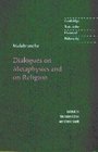 Malebranche Dialogues on Metaphysics and on Religion
