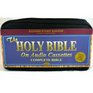 Scourby KJV Cassette  Complete Bible 48 Cassettes  Burgundy Carrying Case