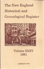 The New England Historical and Genealogical Register Volume 35 1881